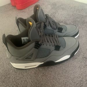 Cool grey Jordan 4’s  Size 10.5 worn twice